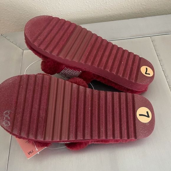 Juicy Couture Halo house Slippers bling Size 7 new - Picture 4 of 5